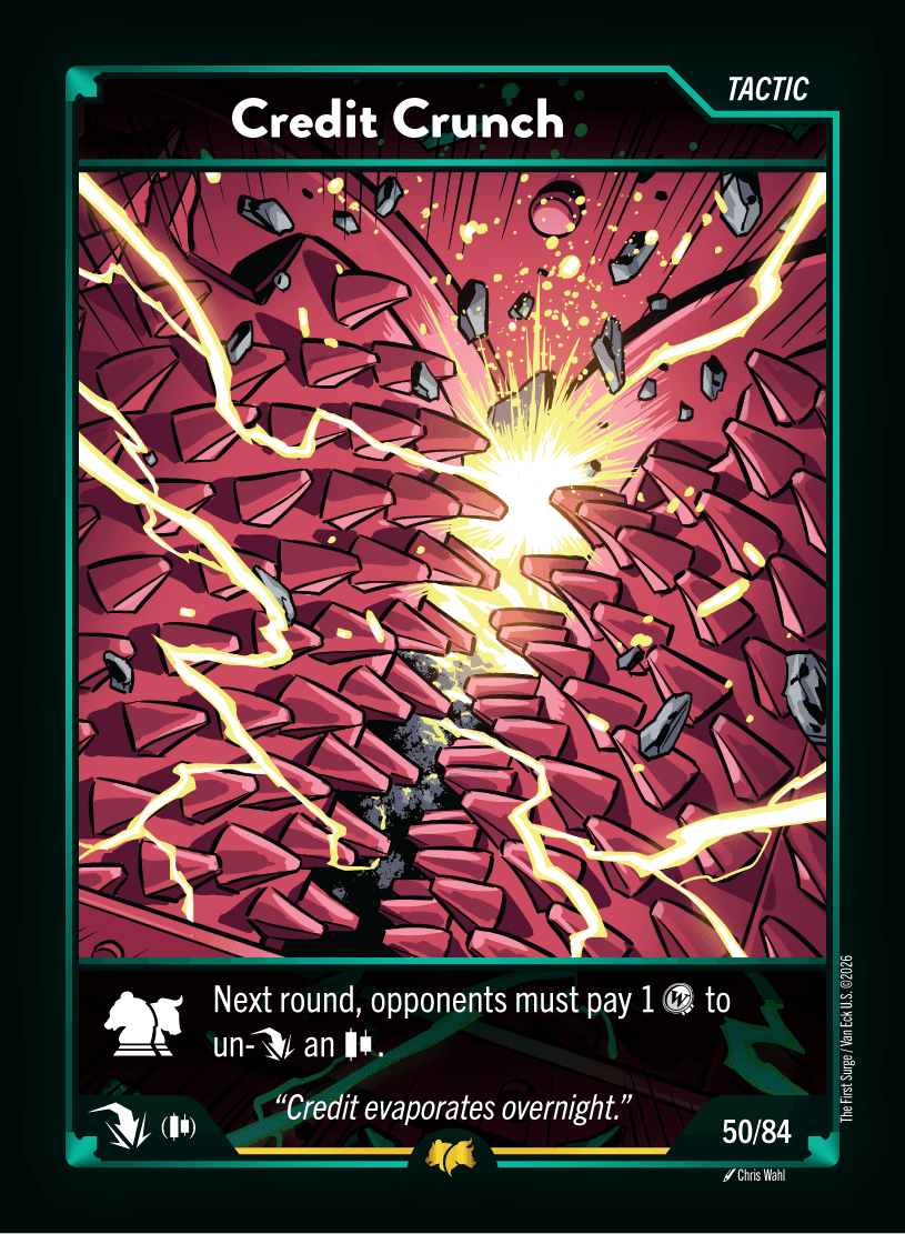 Credit Crunch, Tactic card